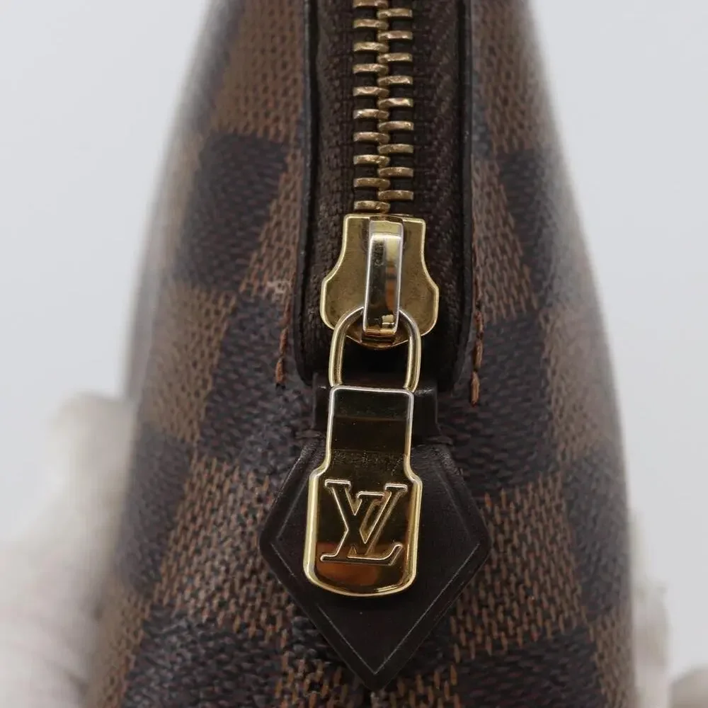 Louis Vuitton Damier Ebene Pochette Cosmetic GM Pouch Brown